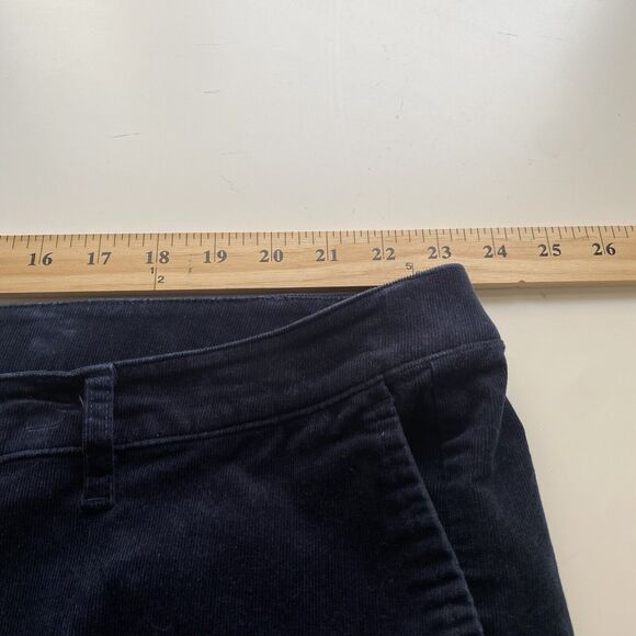 J. Jill Corduroy Pants Plus Size 28 Navy Blue Ankle Minimalist Classic Indie - Picture 3 of 8